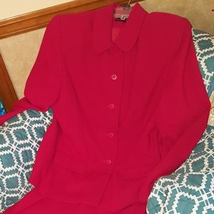 Karen Scott Red Suit